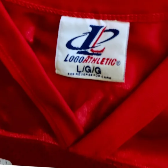 VINTAGE LOGO ATHLETIC BRENT JONES SF 49ERS AUTOGRAPHED JERSEY - Picture 5 of 7